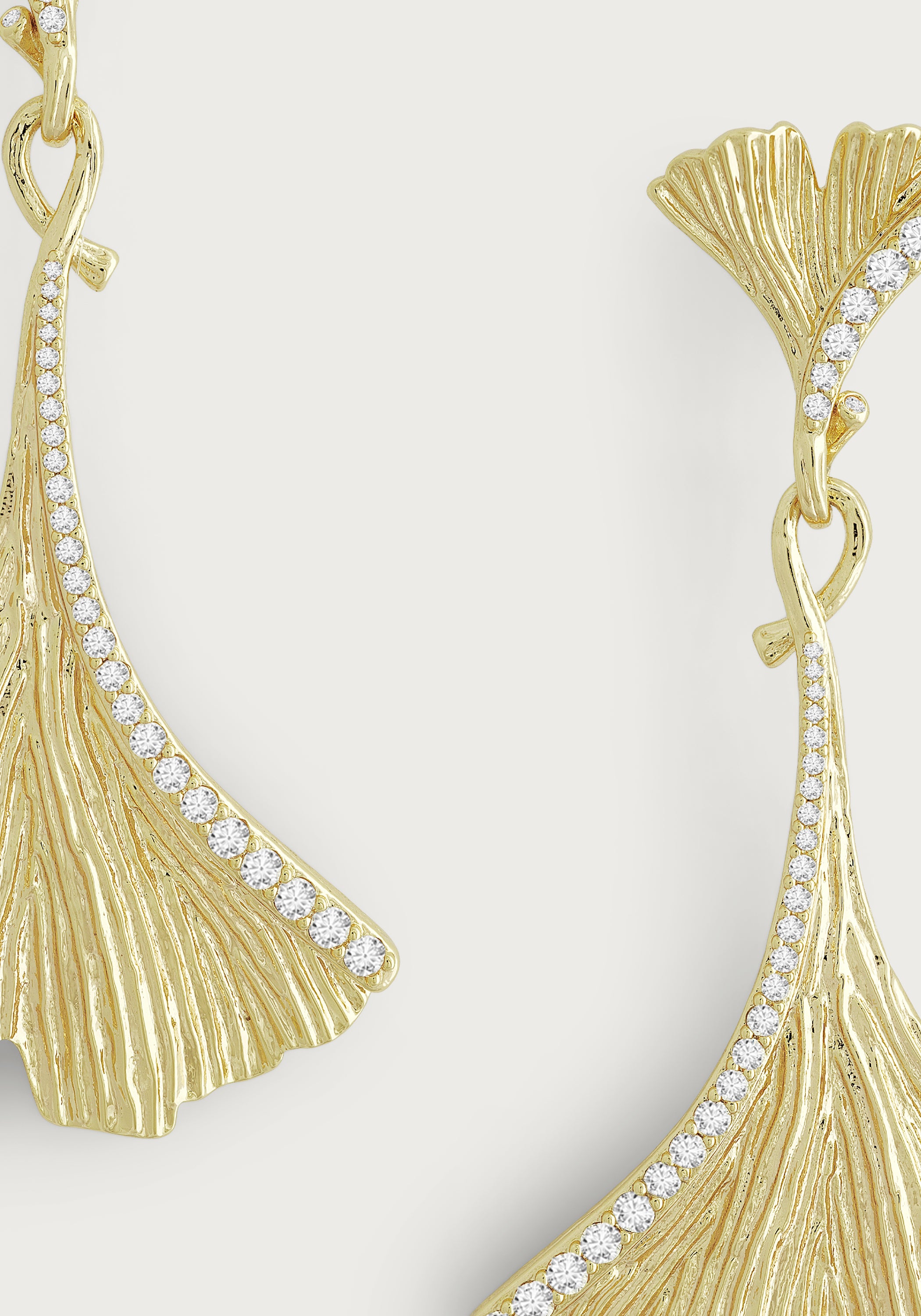 Ginkgo Large Drop Earrings