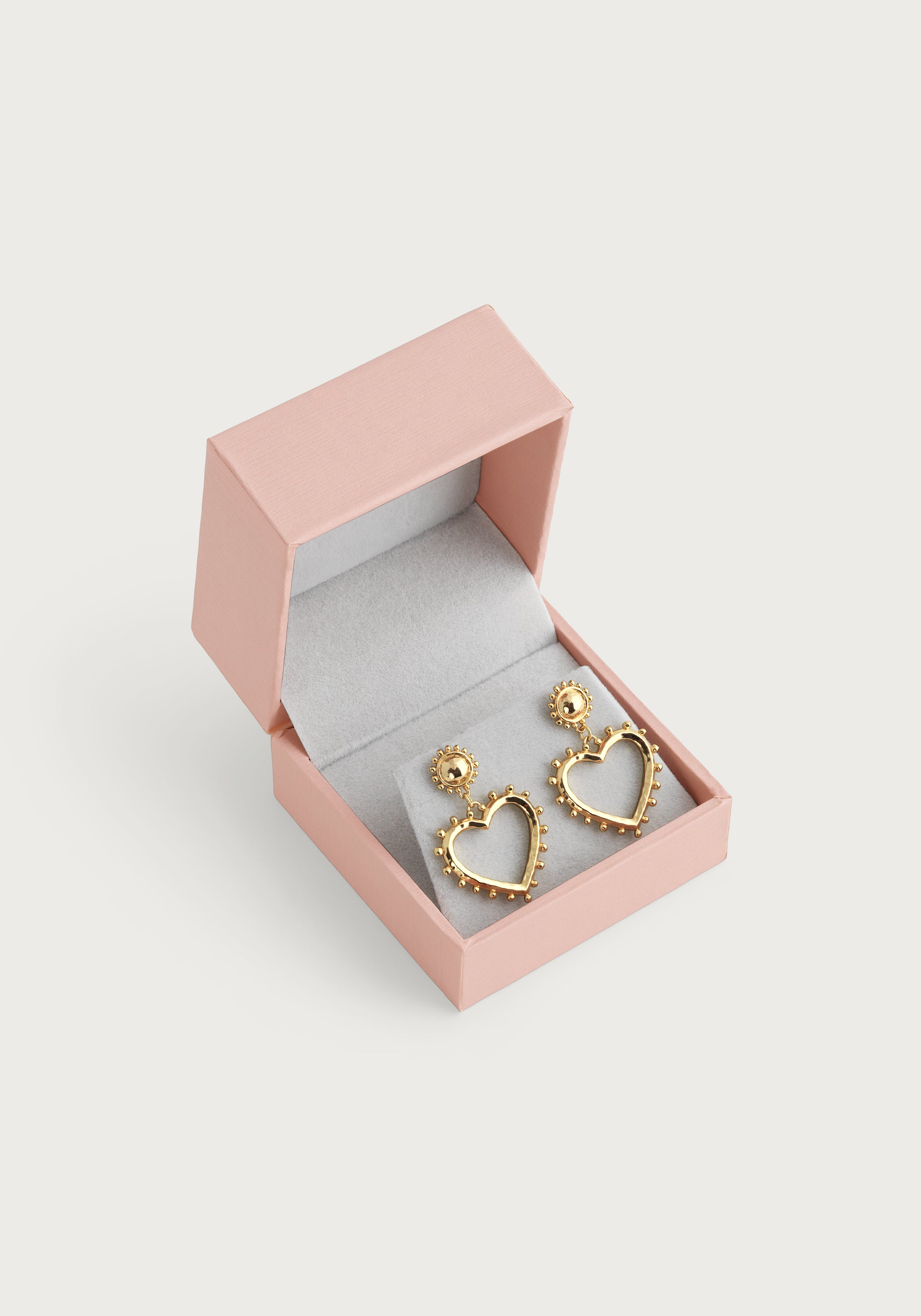 Heart Drop Earrings