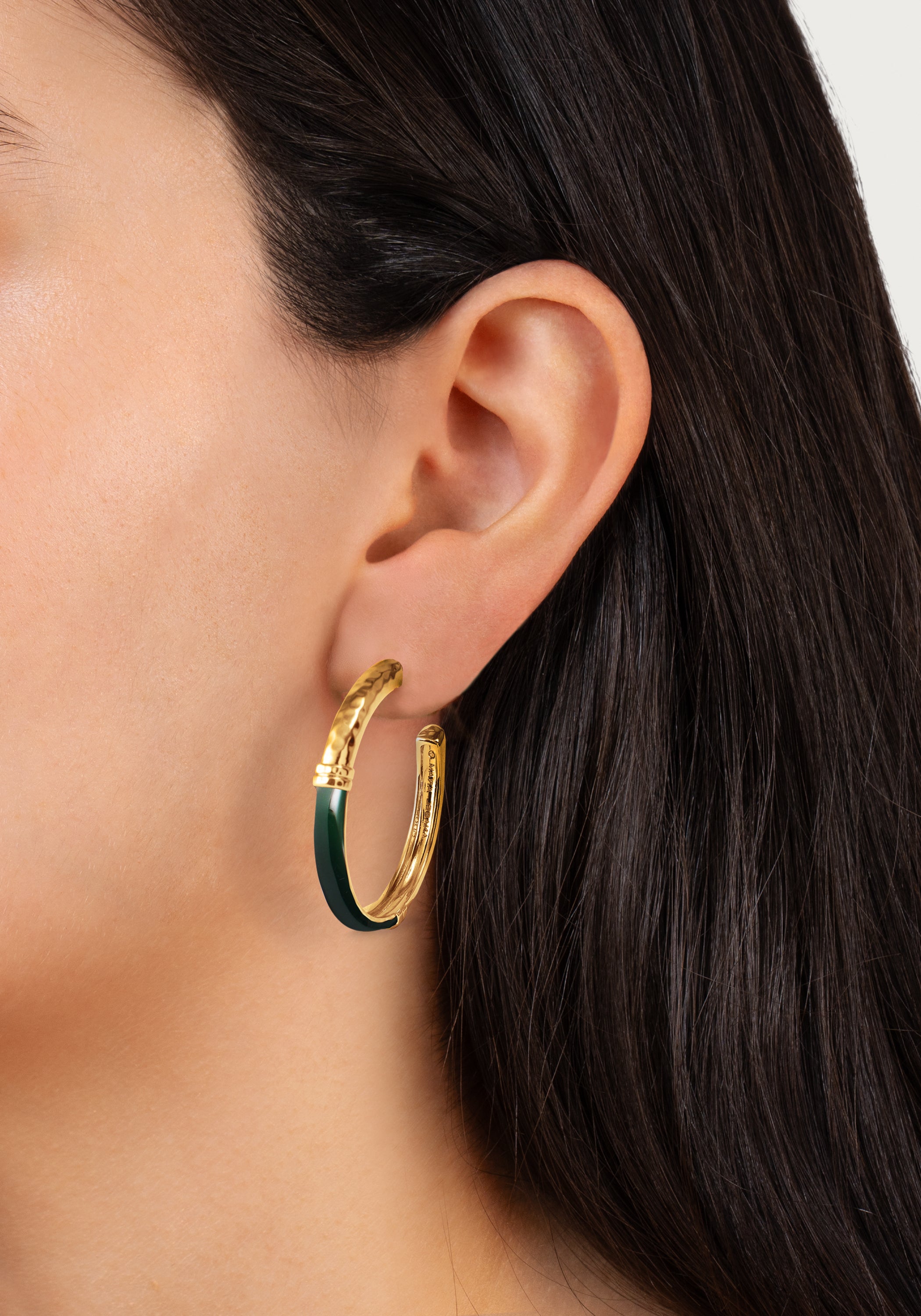 Forza Medium Hoop Earrings