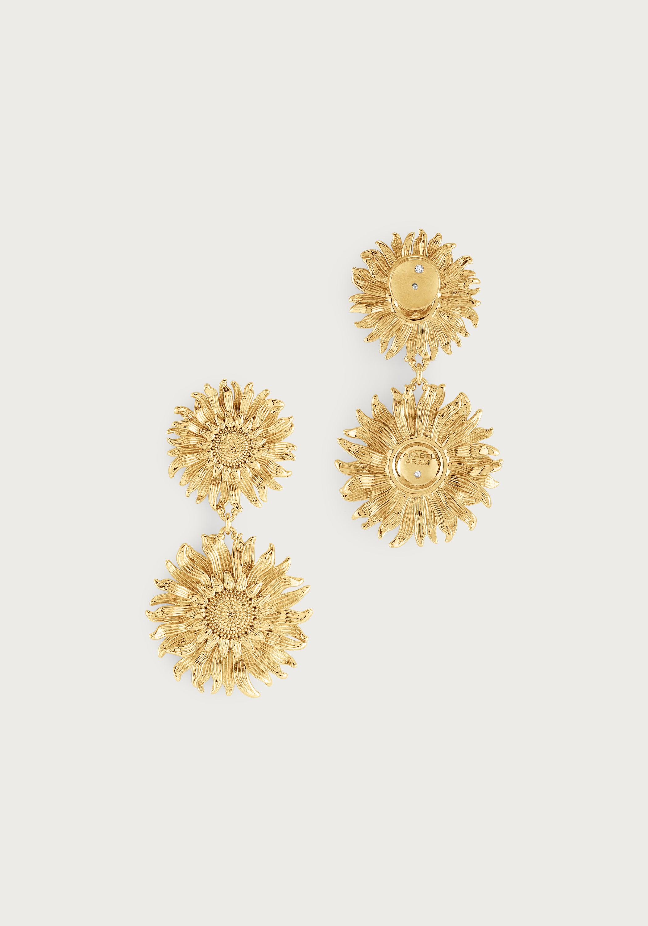 Sunflower Drop Earrings