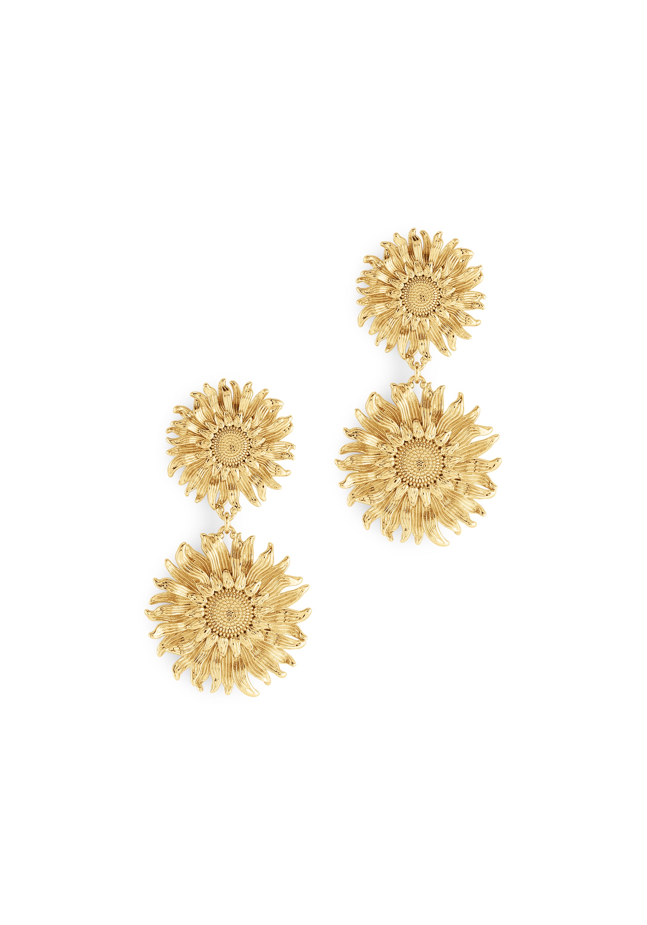 Sunflower Drop Earrings