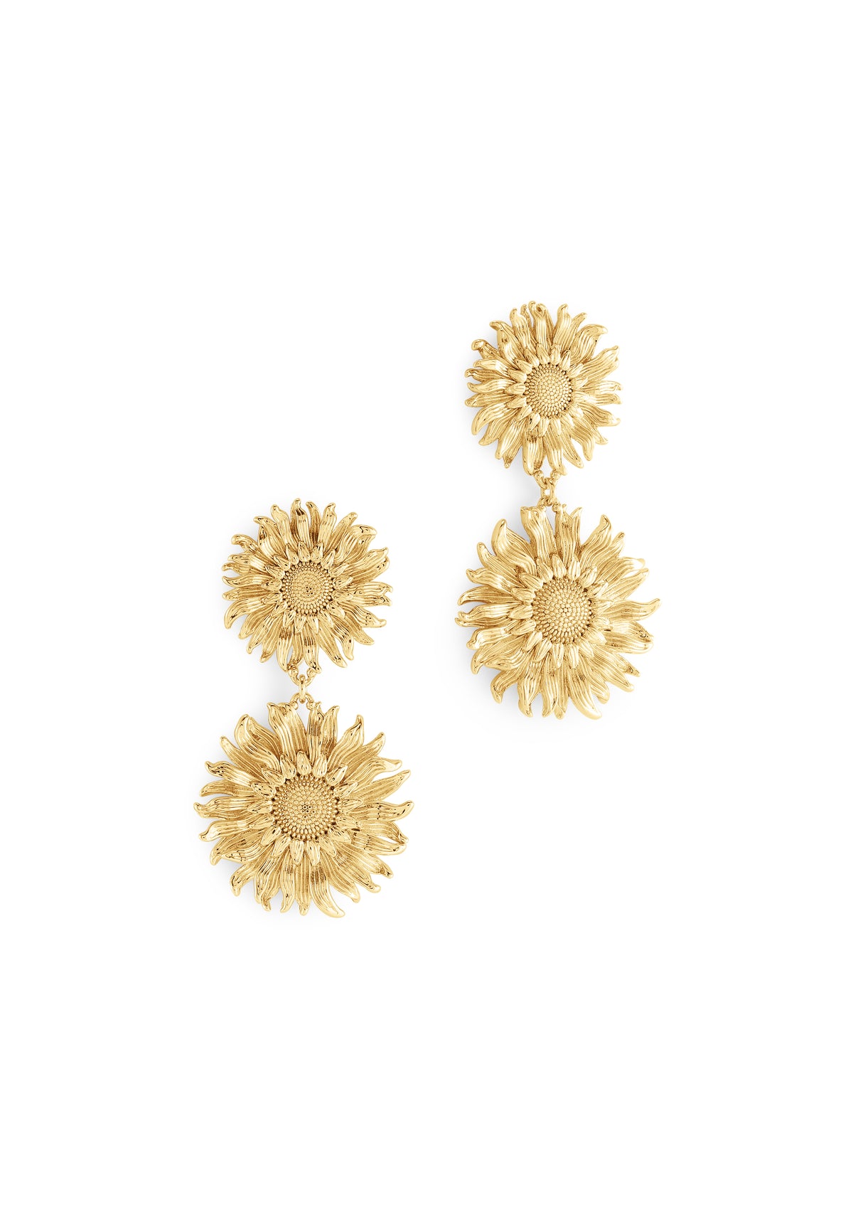 Sunflower Drop Earrings