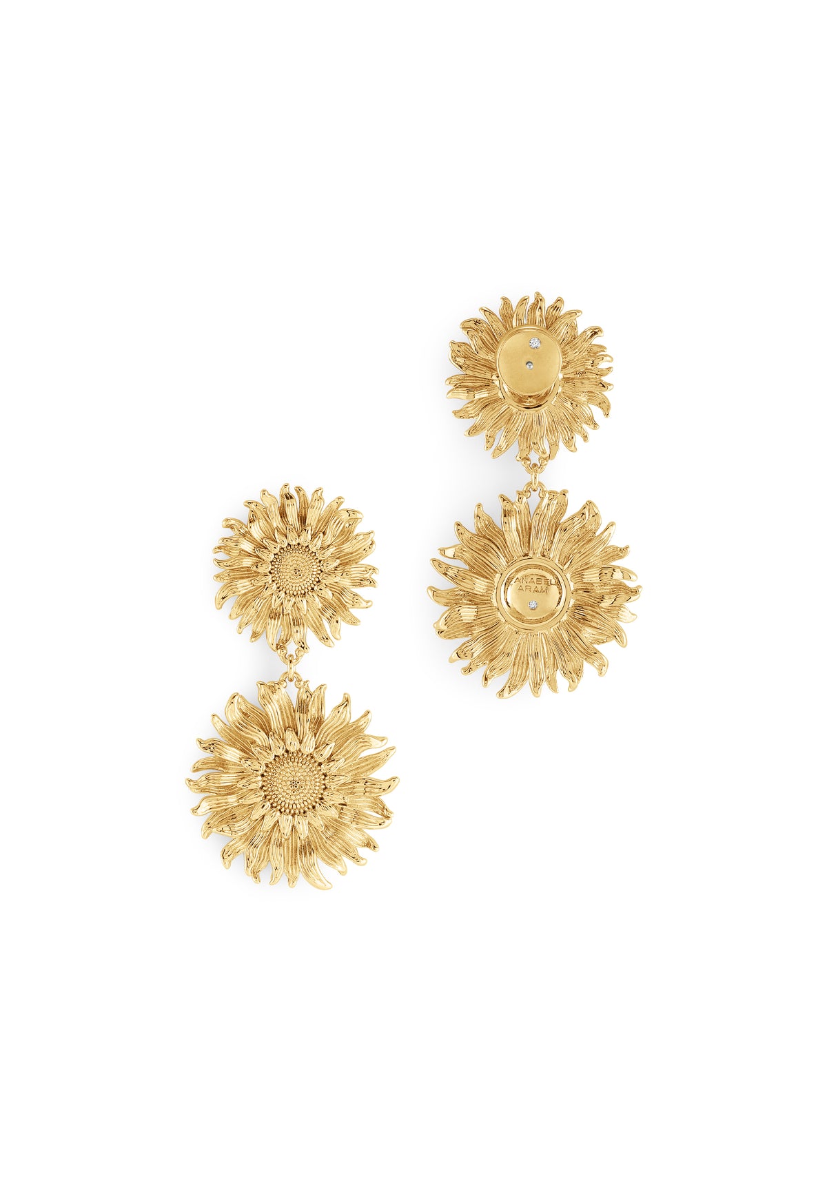 Sunflower Drop Earrings