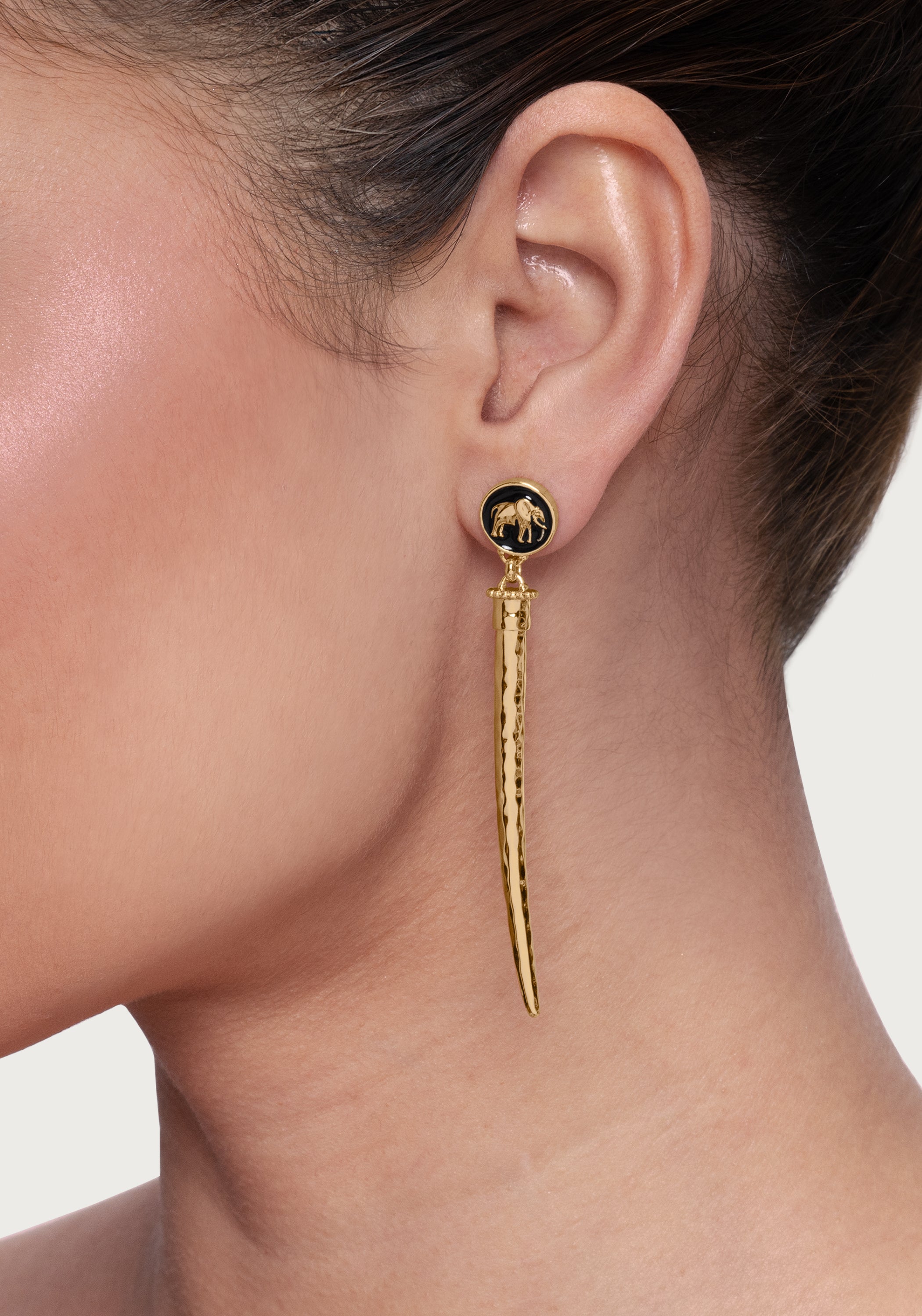 Safari Tusk Drop Earrings