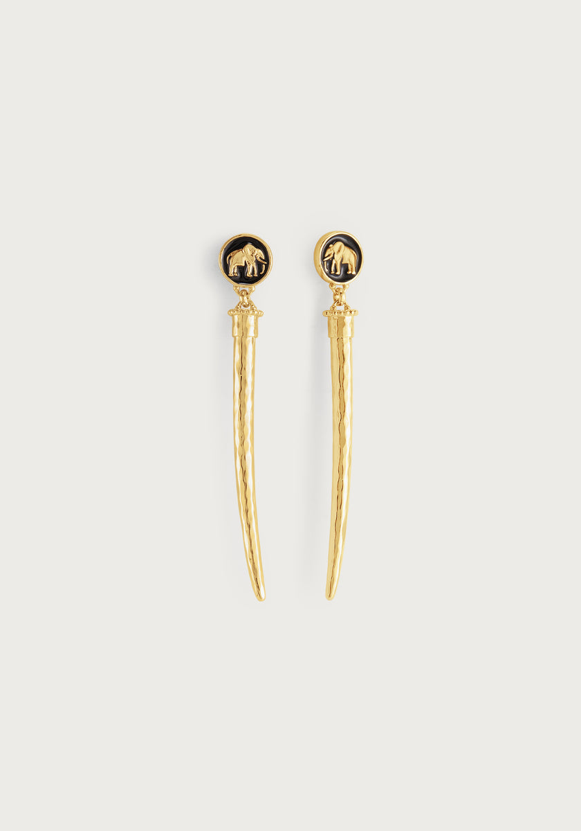 Safari Tusk Drop Earrings