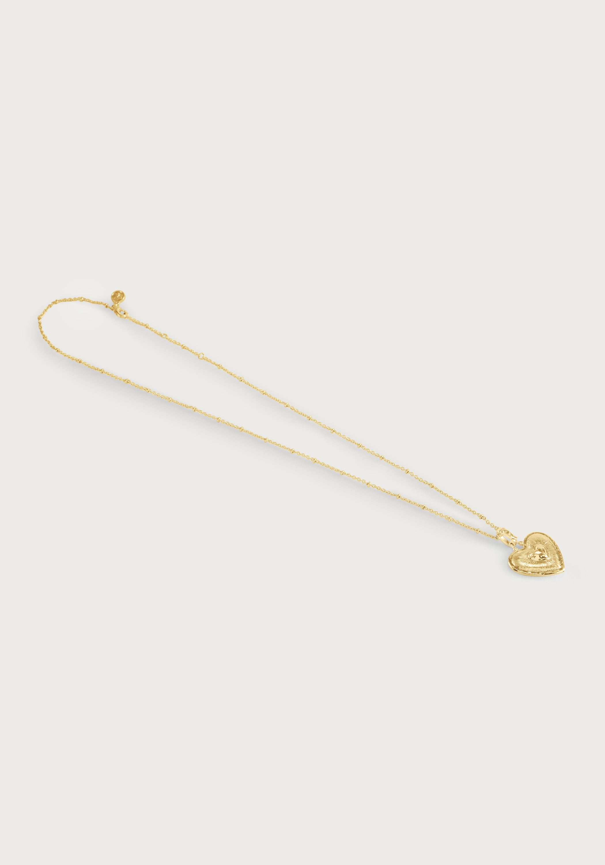 Heart Radiant Gold Charm