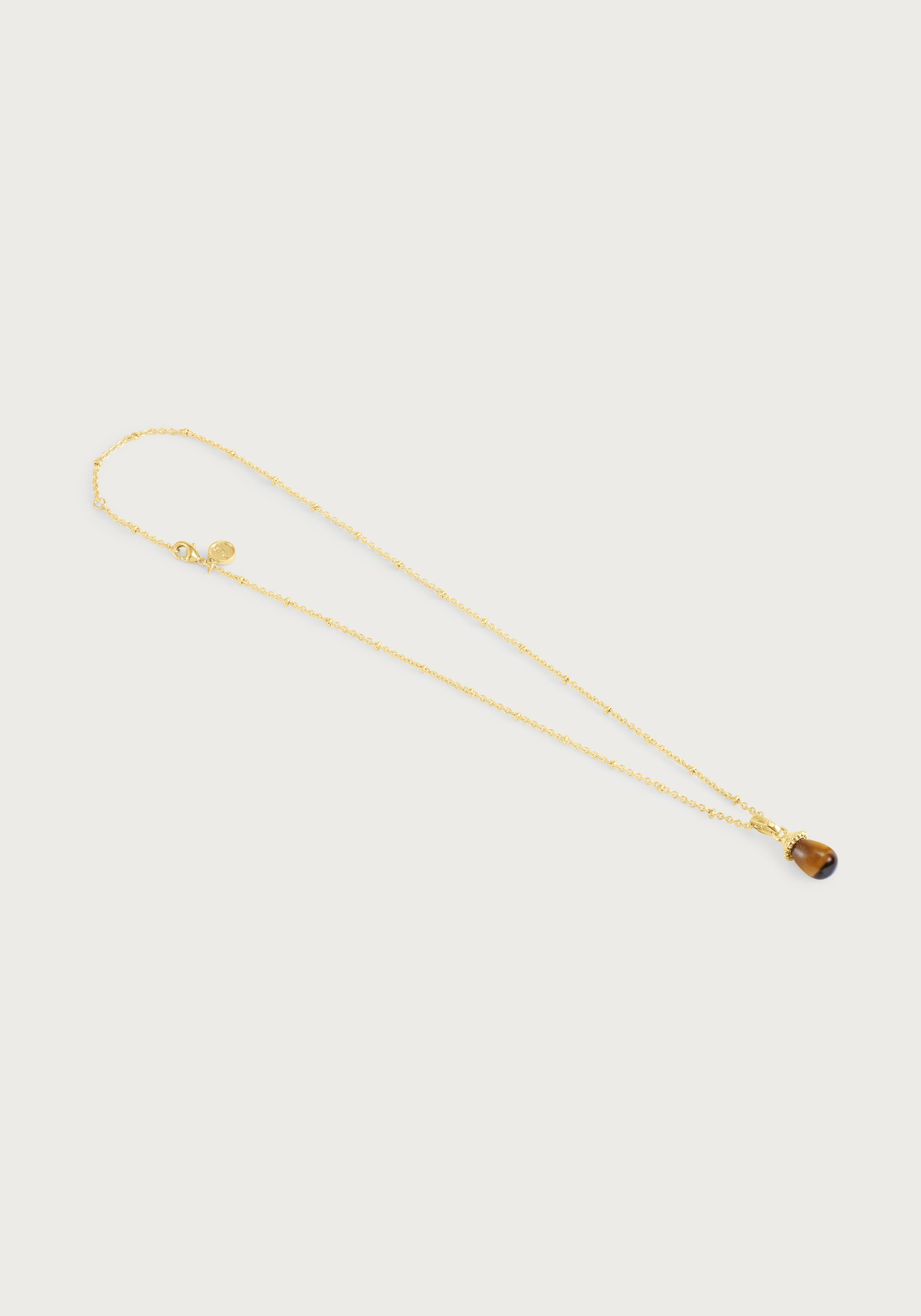 Forza Stone Drop Charm, Tigers Eye