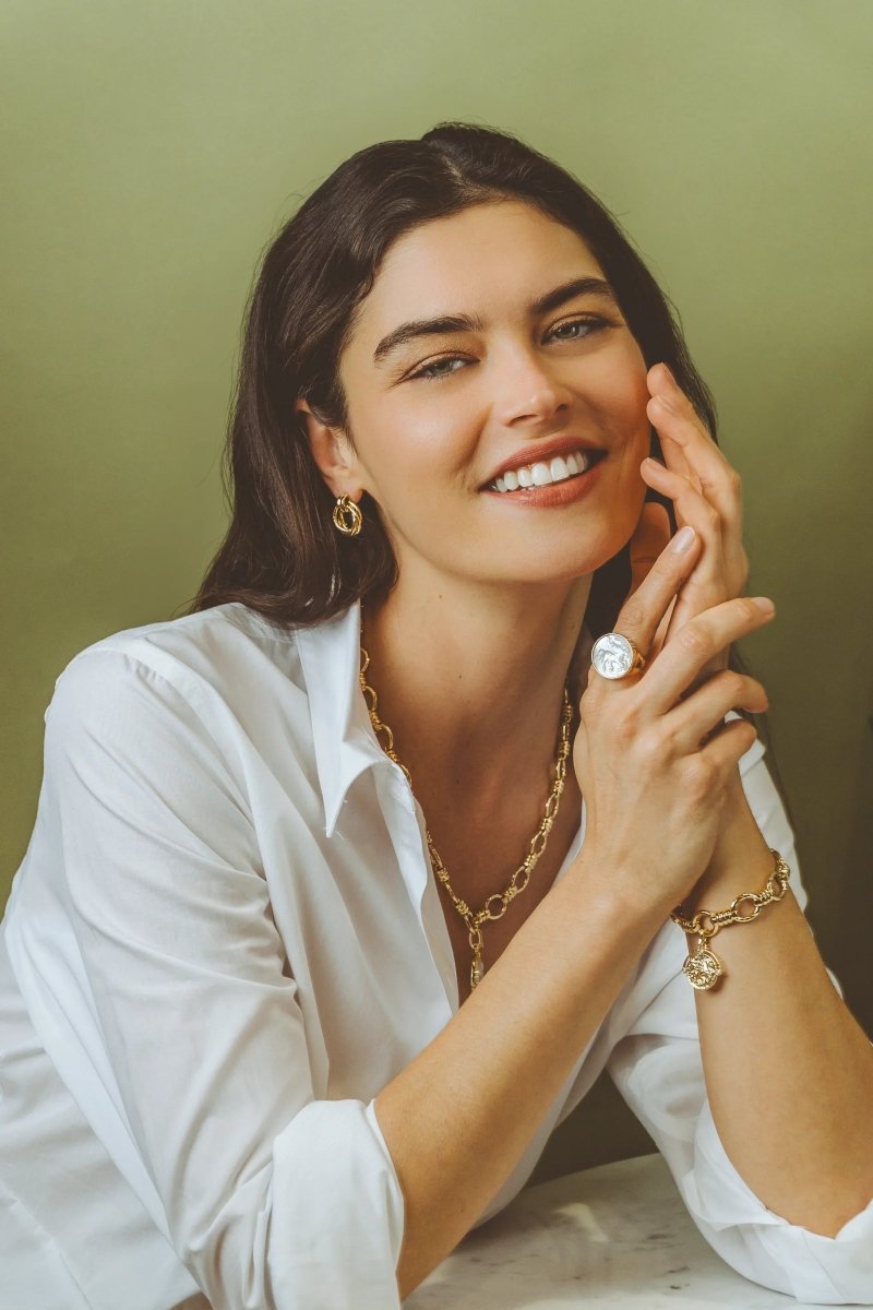 Pegasus Gold Coin Pendant Necklace - Anabel Aram