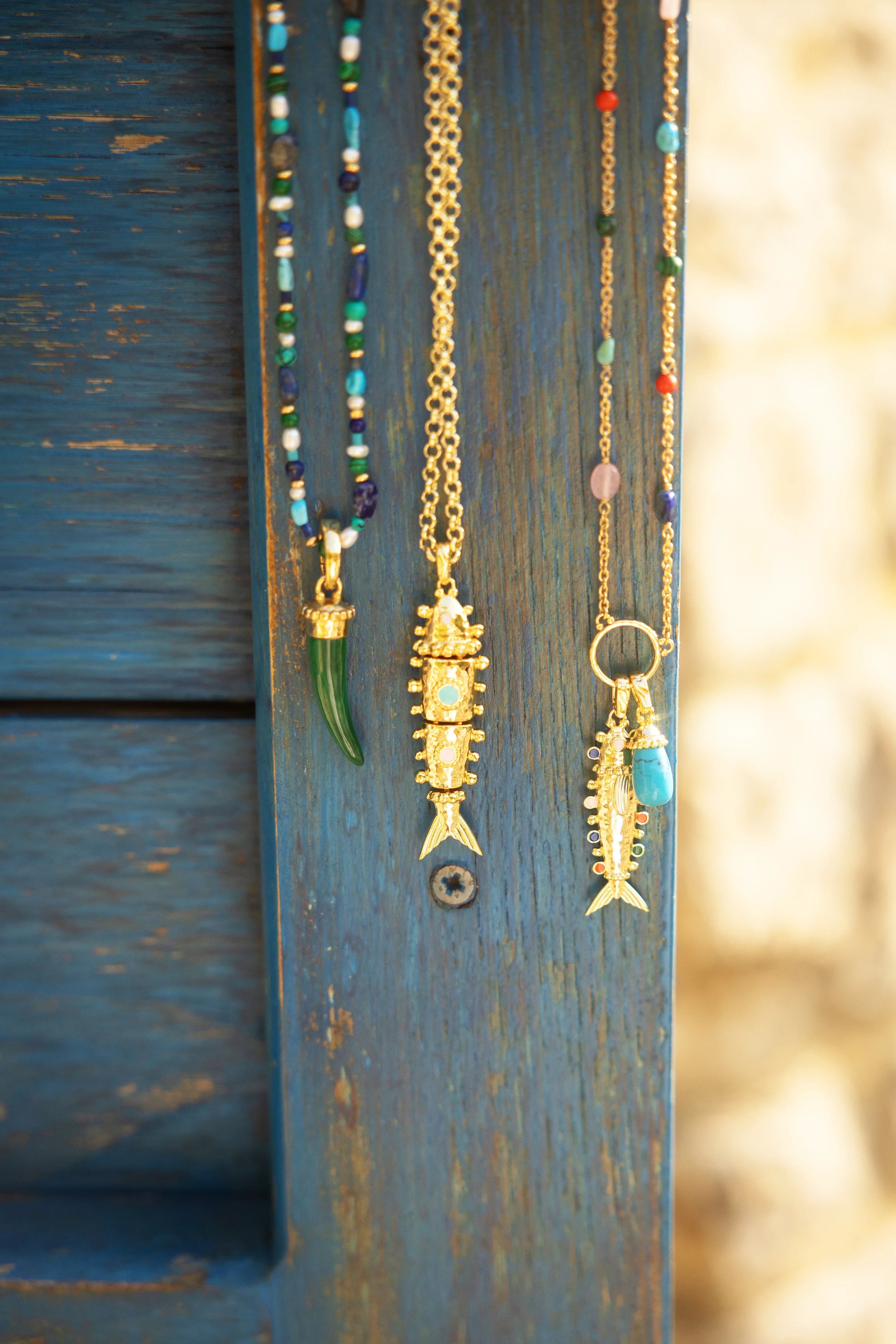 Milos Long Chain Necklace