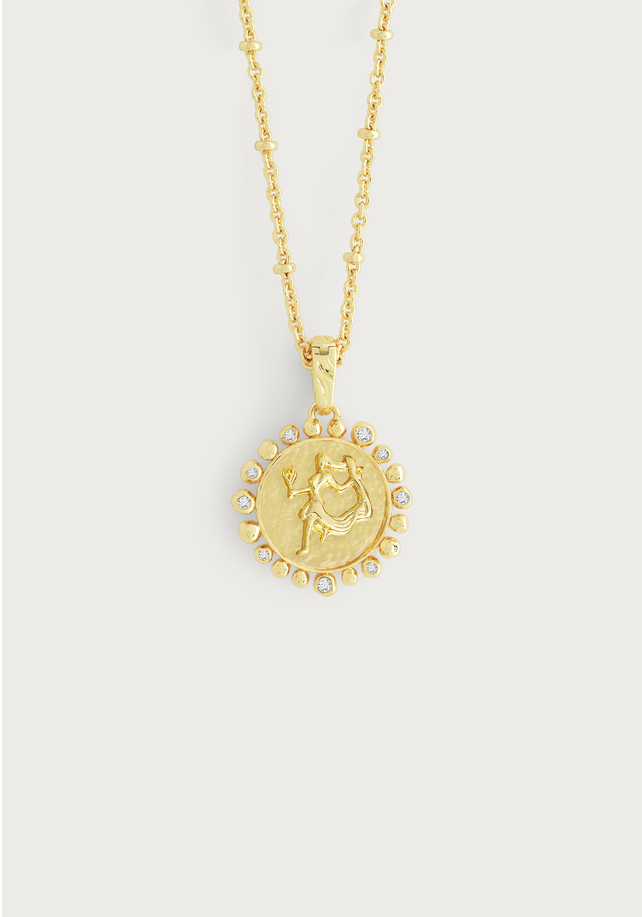 Zodiac Pendant Necklace, Virgo