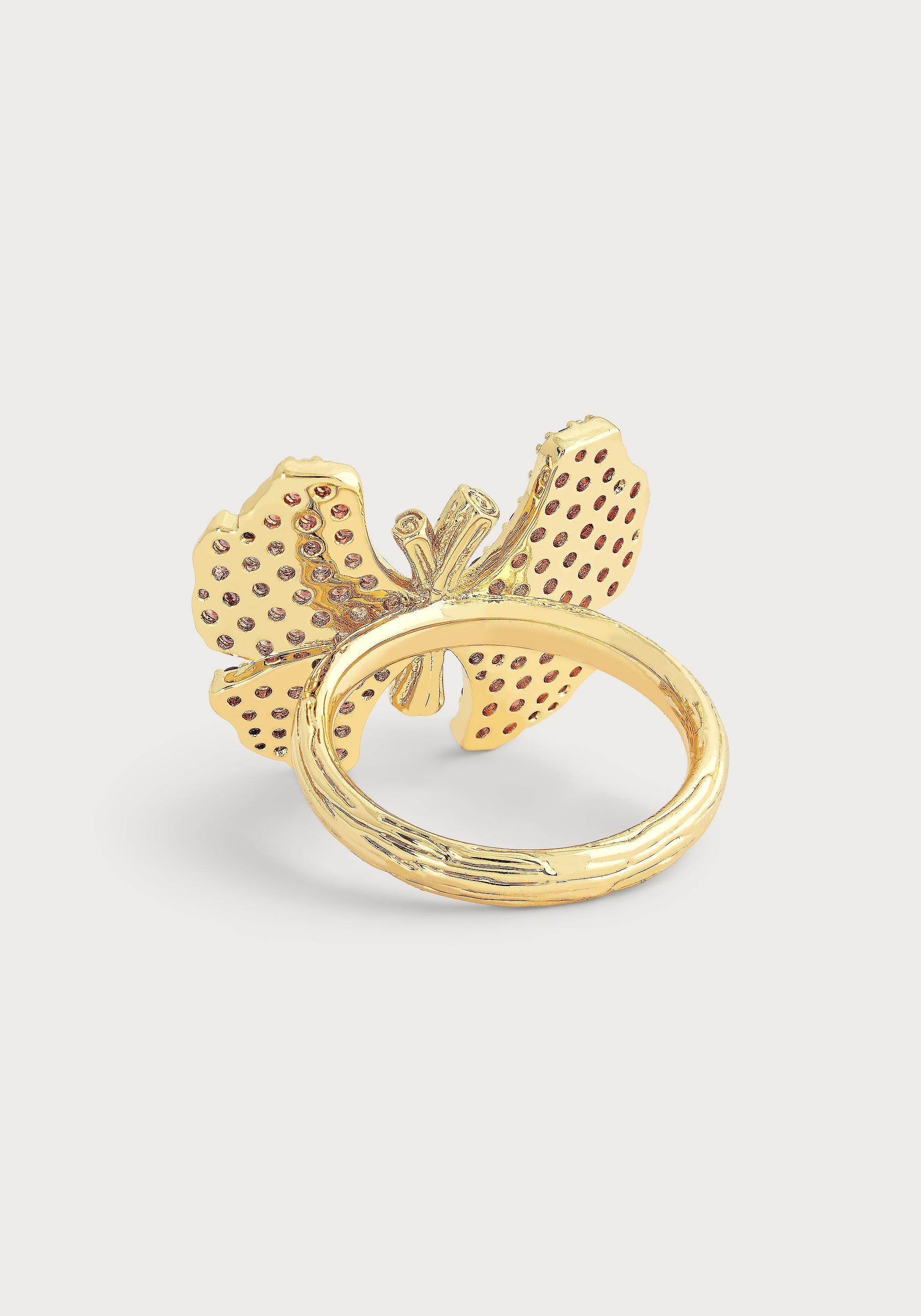 Butterfly Pave Ring - Anabel Aram
