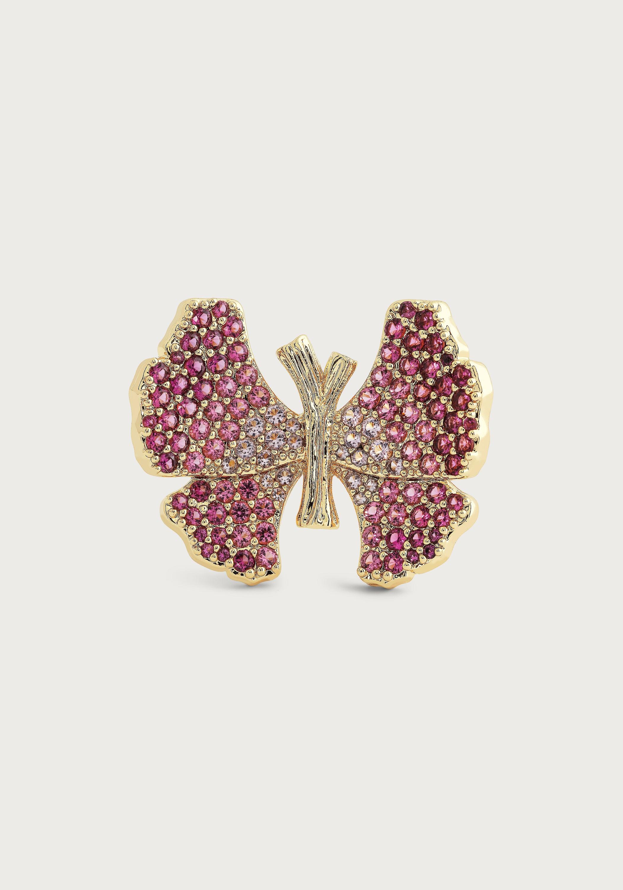 Butterfly Pave Ring - Anabel Aram