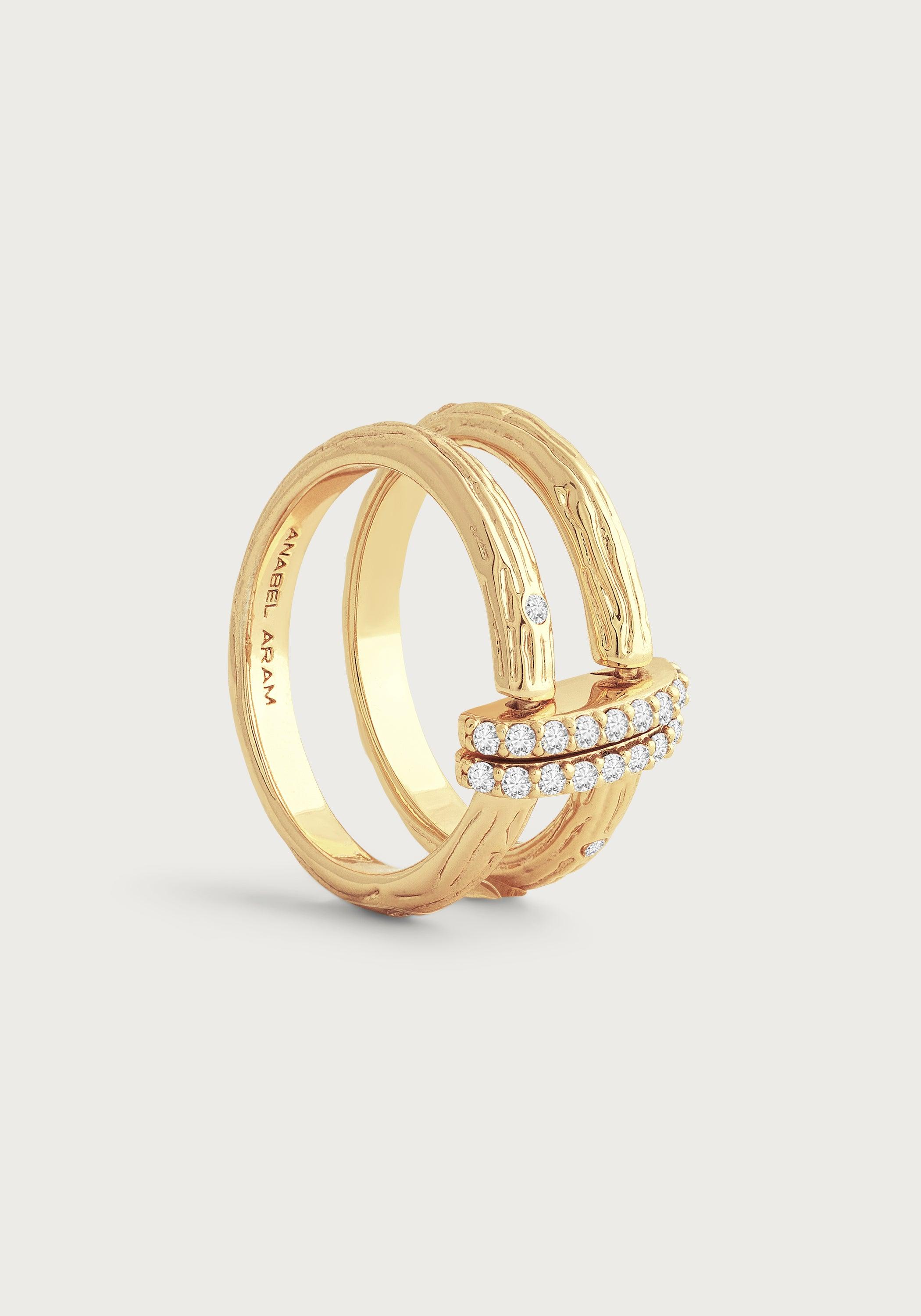 Enchanted Forest Chain Double Ring - Anabel Aram
