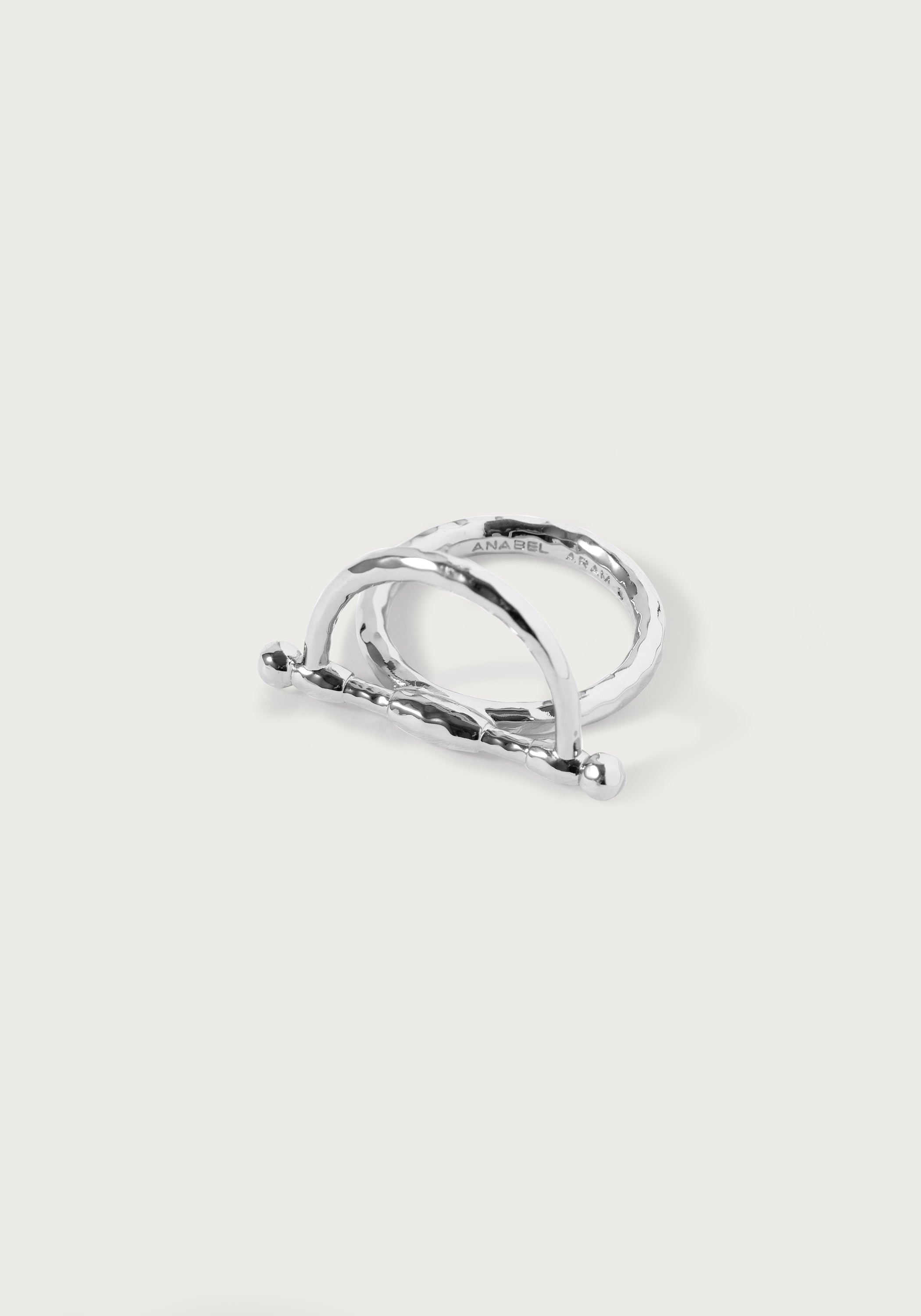 Cheval Bit Ring, Silver