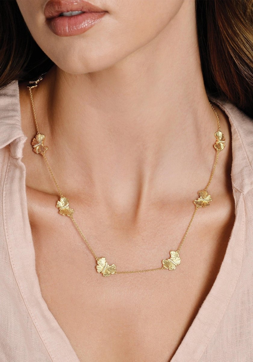 Butterfly Station Necklace - Anabel Aram