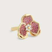 Orchid Pave Ring - Anabel Aram