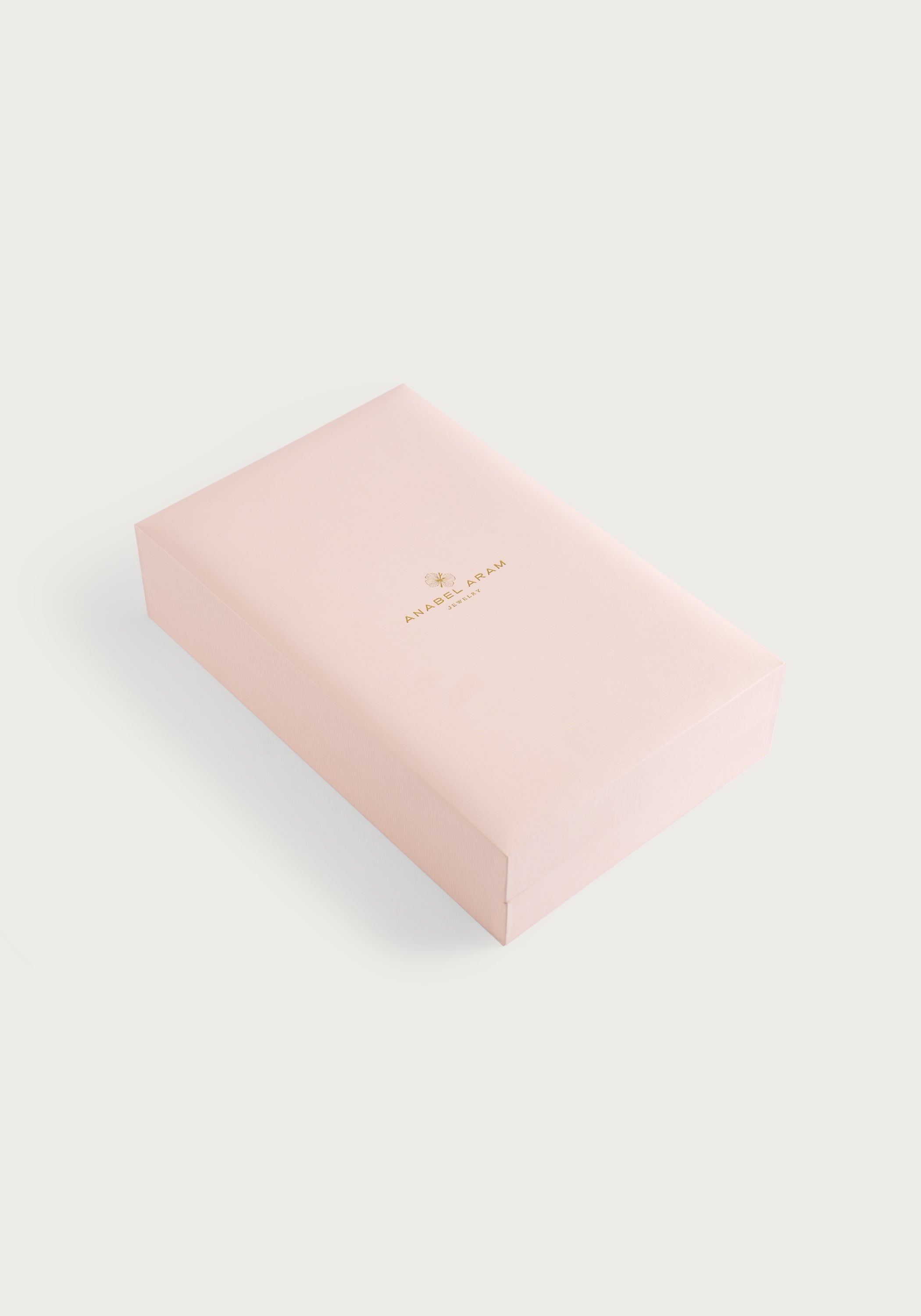 Orchid White Pavé Necklace, Gold